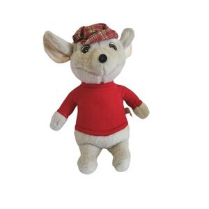 Walt Disney VTG The Rescuers Bernard 1978‎ Knickerbocker Plush Rare Collectible